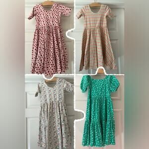 Alice & Ames Size 7 Colorful Kids Casual Dress Bundle